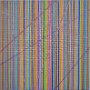 Coloured lines 2 lila 2026, 30x30, Acryl-Acrylstifte auf Leinwand, € 290